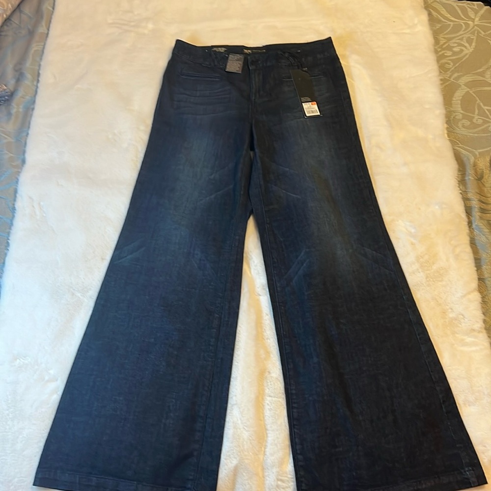 Vintage Mossimo Wide Leg Dark Wash jeans SZ 10